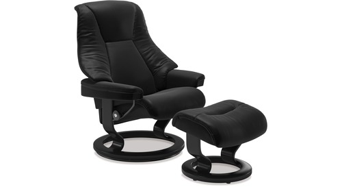 Stressless® Live Large Leather Recliner - Classic Base 